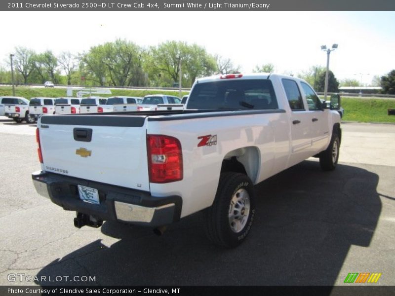 Summit White / Light Titanium/Ebony 2011 Chevrolet Silverado 2500HD LT Crew Cab 4x4