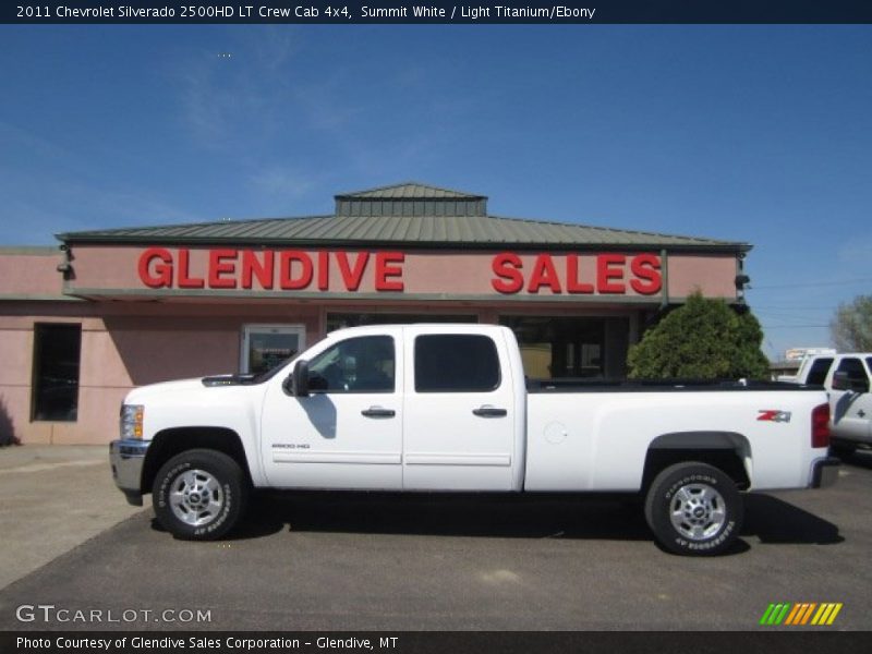 Summit White / Light Titanium/Ebony 2011 Chevrolet Silverado 2500HD LT Crew Cab 4x4