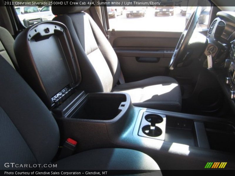 Summit White / Light Titanium/Ebony 2011 Chevrolet Silverado 2500HD LT Crew Cab 4x4