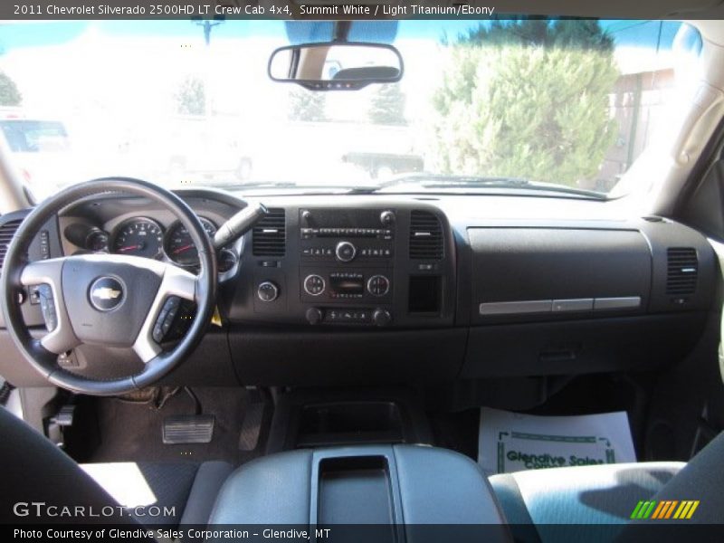 Summit White / Light Titanium/Ebony 2011 Chevrolet Silverado 2500HD LT Crew Cab 4x4