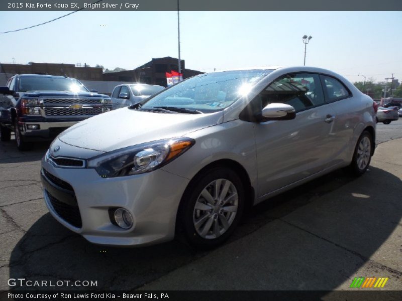 Bright Silver / Gray 2015 Kia Forte Koup EX