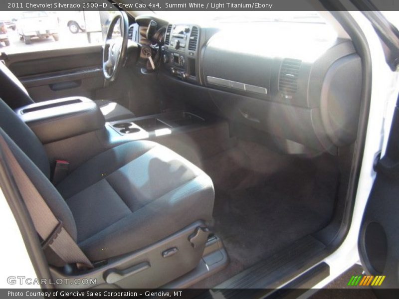Summit White / Light Titanium/Ebony 2011 Chevrolet Silverado 2500HD LT Crew Cab 4x4