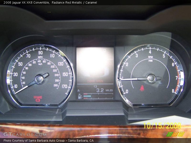 Radiance Red Metallic / Caramel 2008 Jaguar XK XK8 Convertible