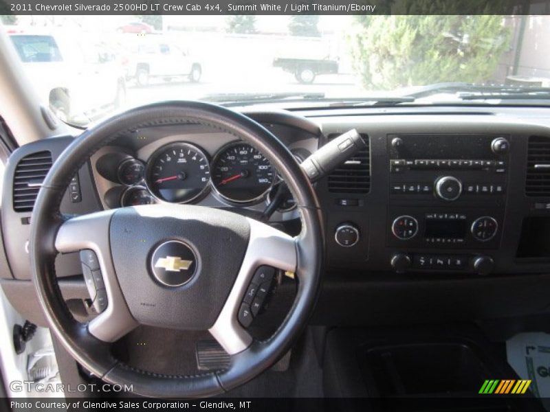 Summit White / Light Titanium/Ebony 2011 Chevrolet Silverado 2500HD LT Crew Cab 4x4