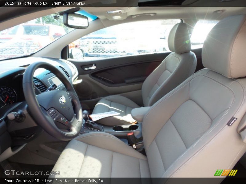 Bright Silver / Gray 2015 Kia Forte Koup EX
