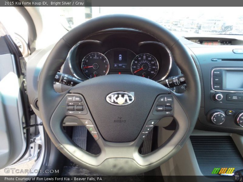 Bright Silver / Gray 2015 Kia Forte Koup EX