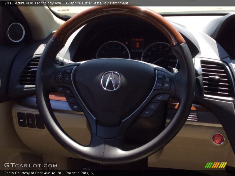 Graphite Luster Metallic / Parchment 2013 Acura RDX Technology AWD