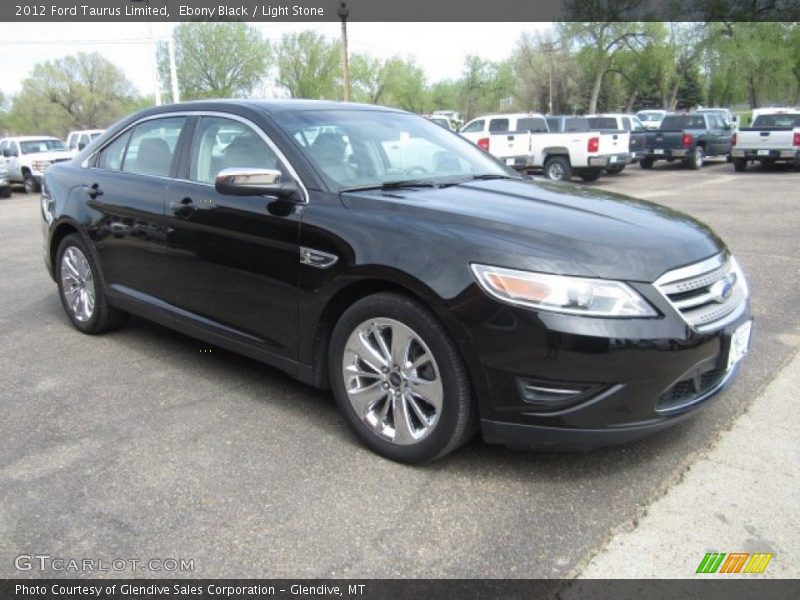 Ebony Black / Light Stone 2012 Ford Taurus Limited