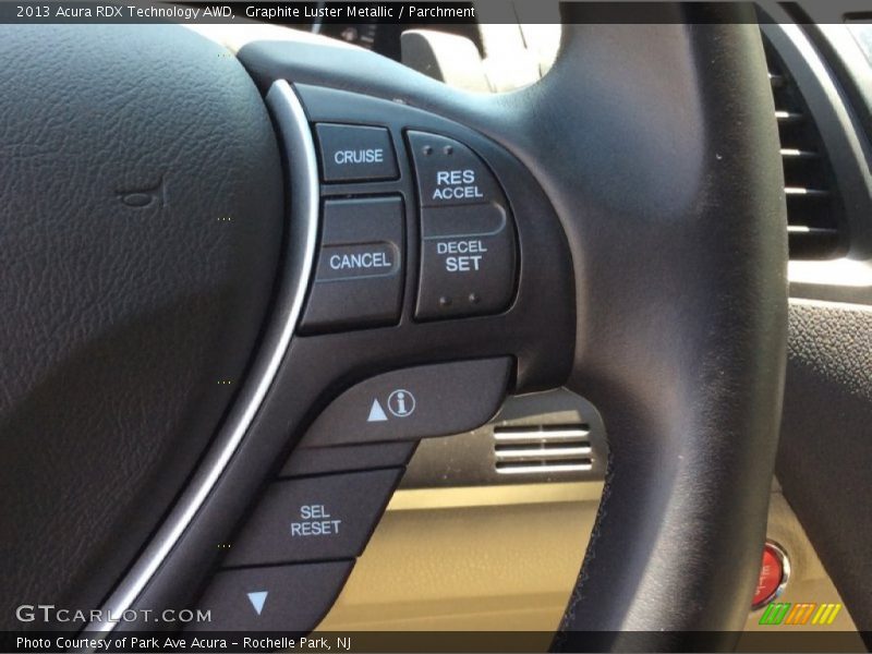 Graphite Luster Metallic / Parchment 2013 Acura RDX Technology AWD