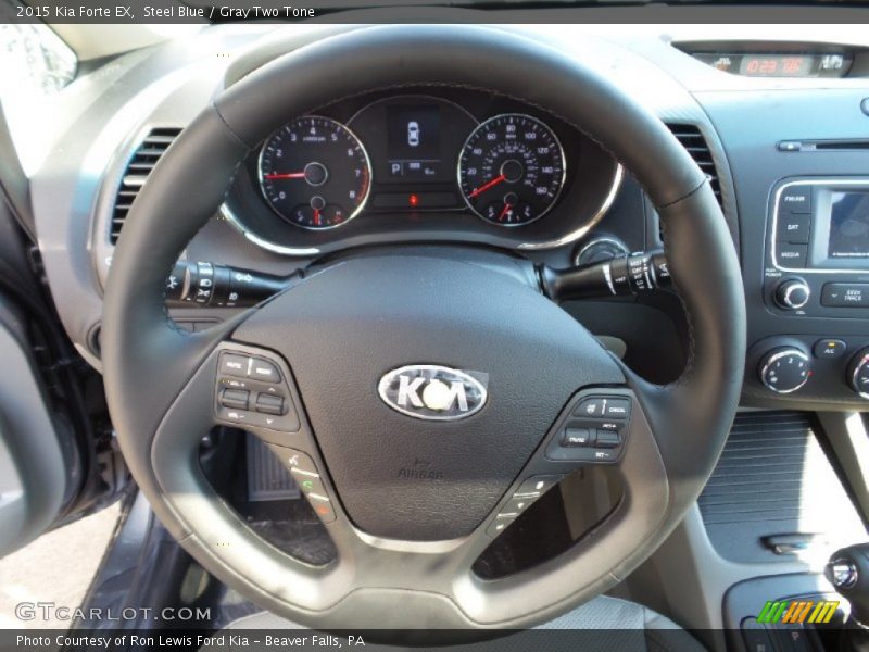 Steel Blue / Gray Two Tone 2015 Kia Forte EX