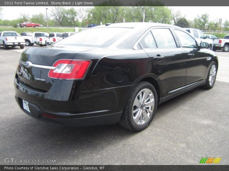 Ebony Black / Light Stone 2012 Ford Taurus Limited