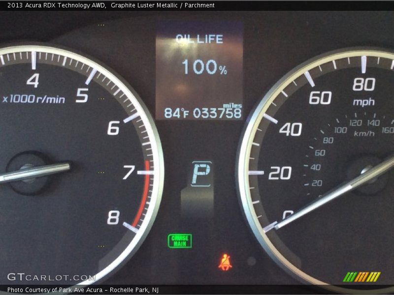 Graphite Luster Metallic / Parchment 2013 Acura RDX Technology AWD
