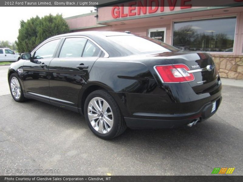 Ebony Black / Light Stone 2012 Ford Taurus Limited