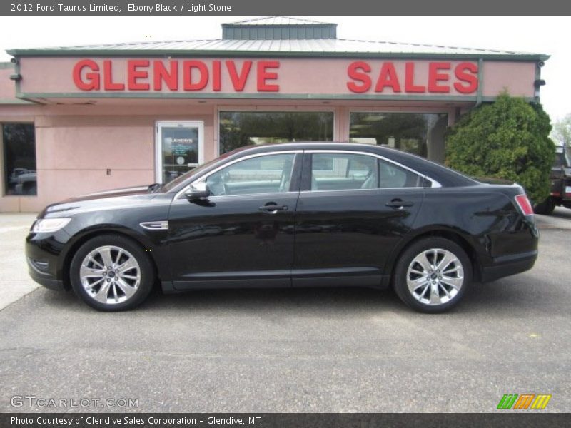 Ebony Black / Light Stone 2012 Ford Taurus Limited