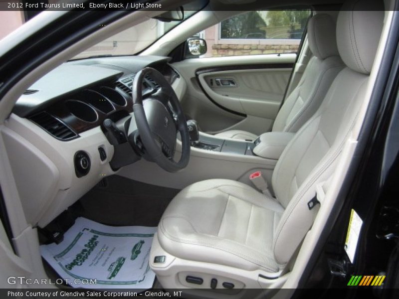 Ebony Black / Light Stone 2012 Ford Taurus Limited