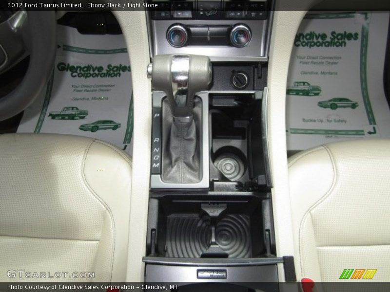 Ebony Black / Light Stone 2012 Ford Taurus Limited