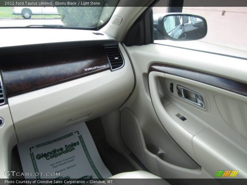 Ebony Black / Light Stone 2012 Ford Taurus Limited