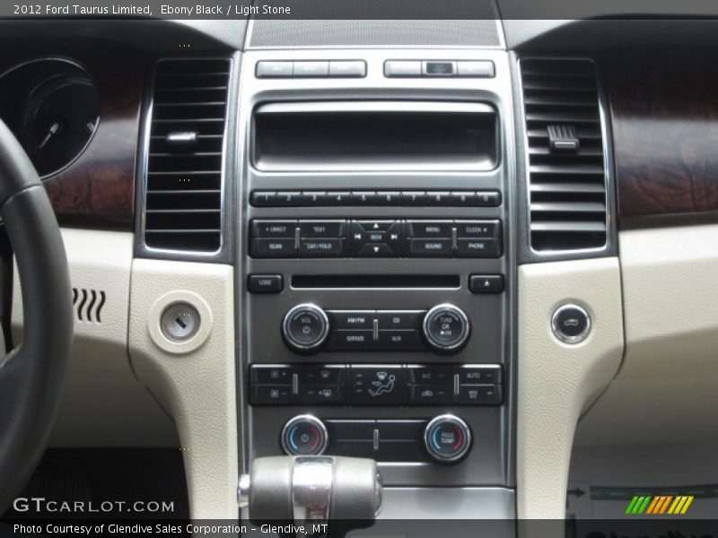 Ebony Black / Light Stone 2012 Ford Taurus Limited