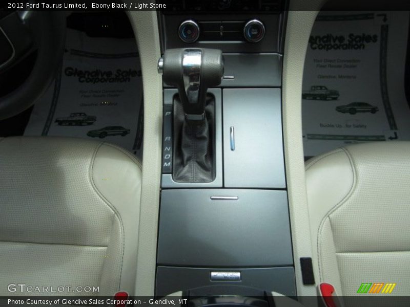 Ebony Black / Light Stone 2012 Ford Taurus Limited