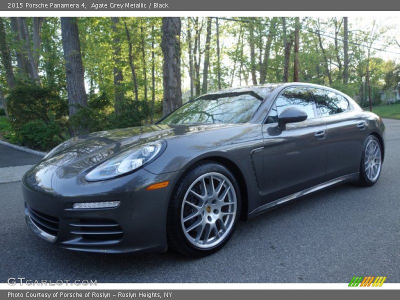 Agate Grey Metallic / Black 2015 Porsche Panamera 4