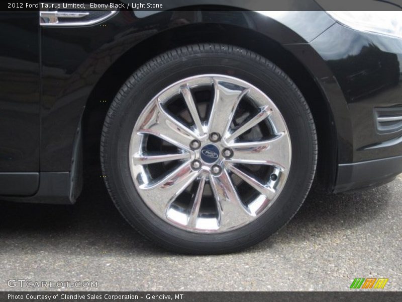 Ebony Black / Light Stone 2012 Ford Taurus Limited