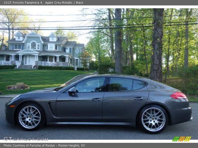 Agate Grey Metallic / Black 2015 Porsche Panamera 4