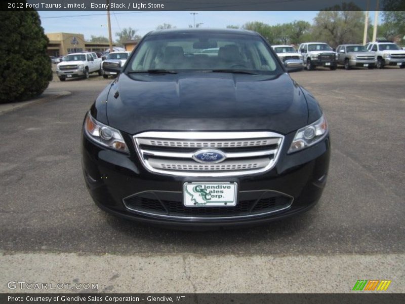 Ebony Black / Light Stone 2012 Ford Taurus Limited