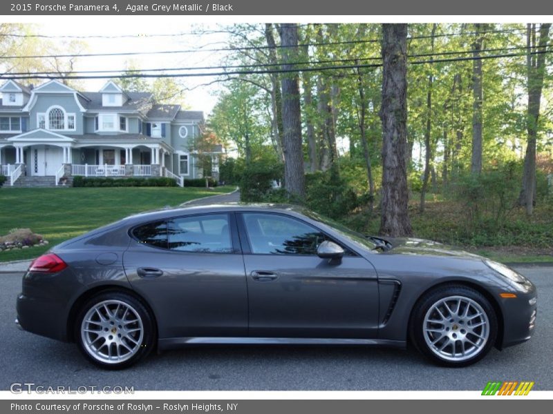 Agate Grey Metallic / Black 2015 Porsche Panamera 4