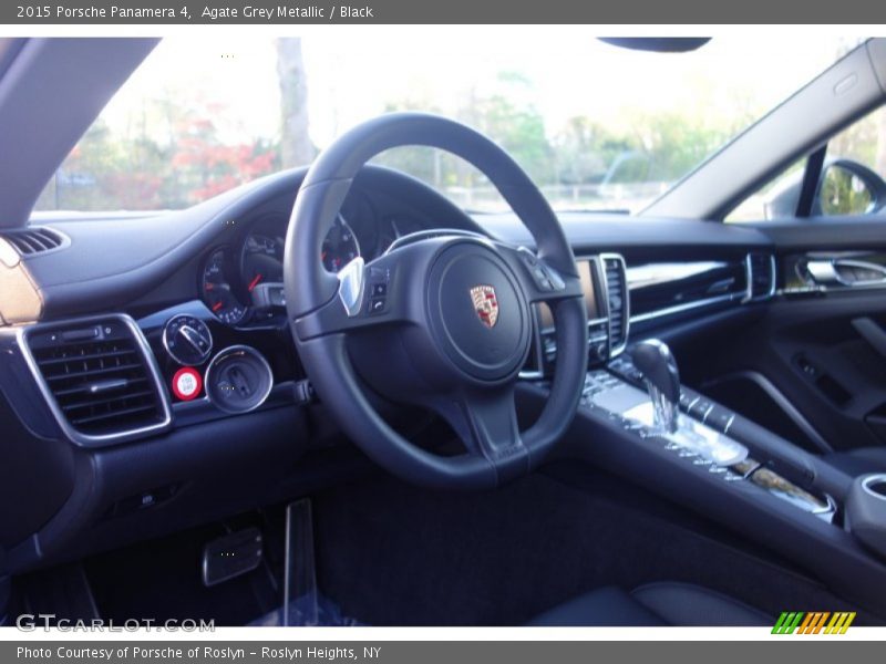 Agate Grey Metallic / Black 2015 Porsche Panamera 4
