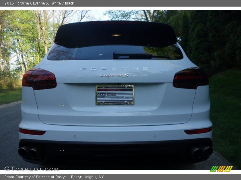 White / Black 2015 Porsche Cayenne S