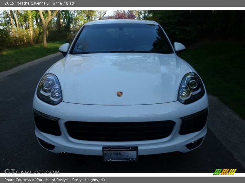 White / Black 2015 Porsche Cayenne S