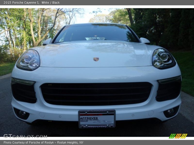 White / Black 2015 Porsche Cayenne S
