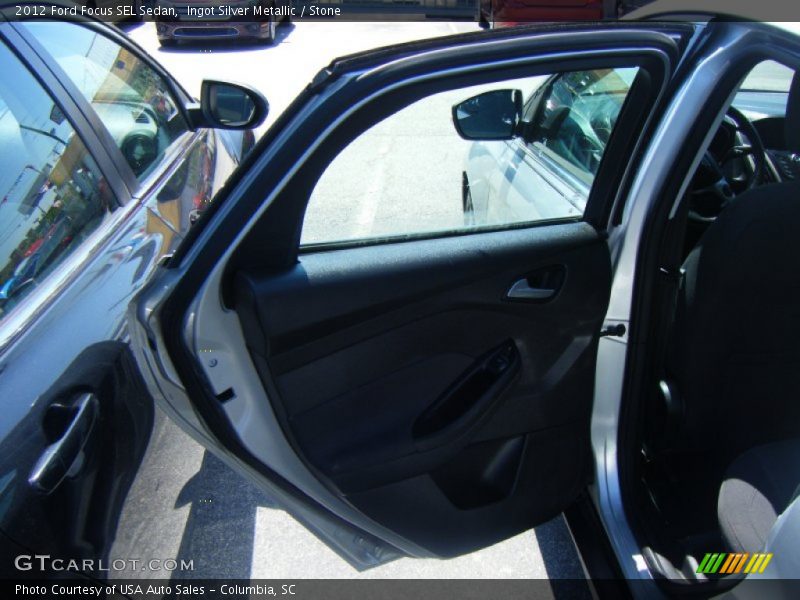 Ingot Silver Metallic / Stone 2012 Ford Focus SEL Sedan