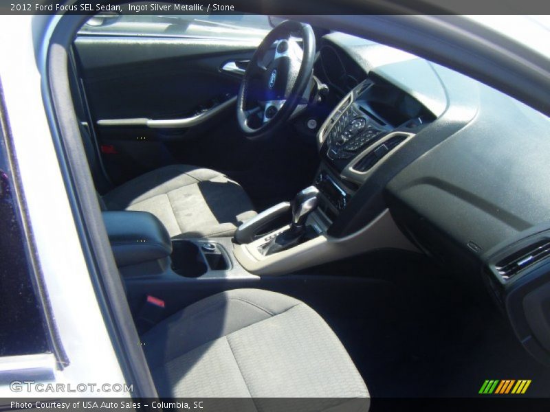 Ingot Silver Metallic / Stone 2012 Ford Focus SEL Sedan