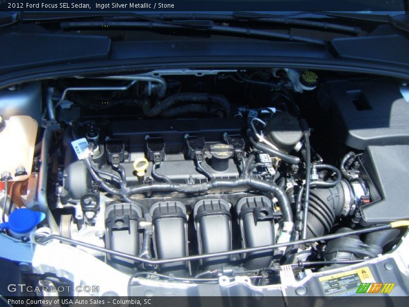 Ingot Silver Metallic / Stone 2012 Ford Focus SEL Sedan