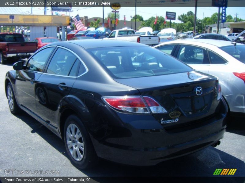 Polished Slate / Beige 2012 Mazda MAZDA6 i Sport Sedan