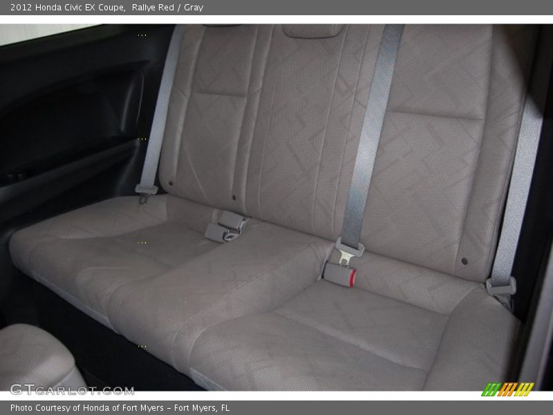 Rallye Red / Gray 2012 Honda Civic EX Coupe