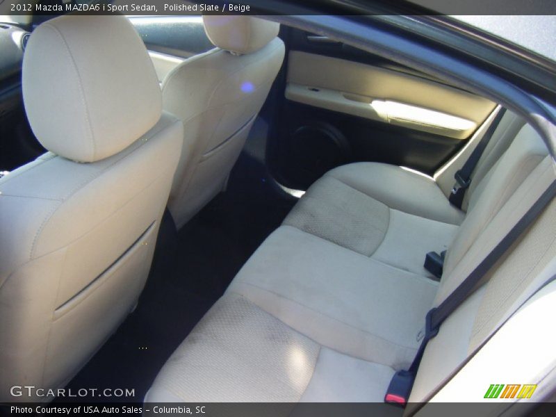 Polished Slate / Beige 2012 Mazda MAZDA6 i Sport Sedan