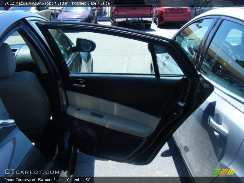 Polished Slate / Beige 2012 Mazda MAZDA6 i Sport Sedan