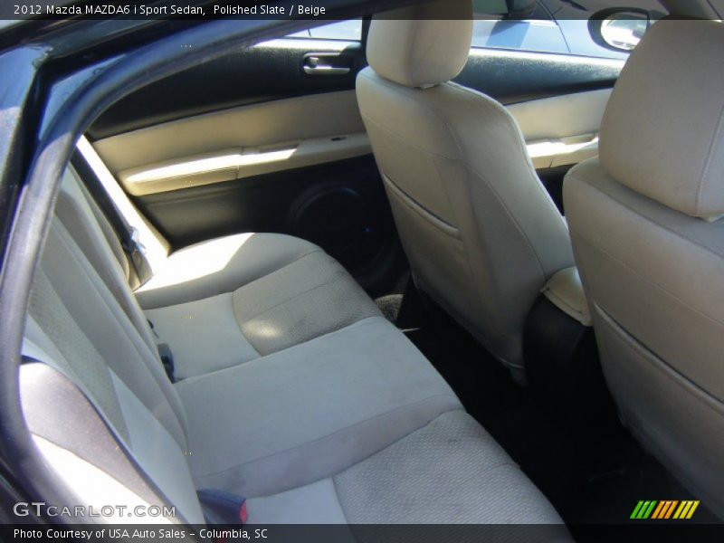 Polished Slate / Beige 2012 Mazda MAZDA6 i Sport Sedan