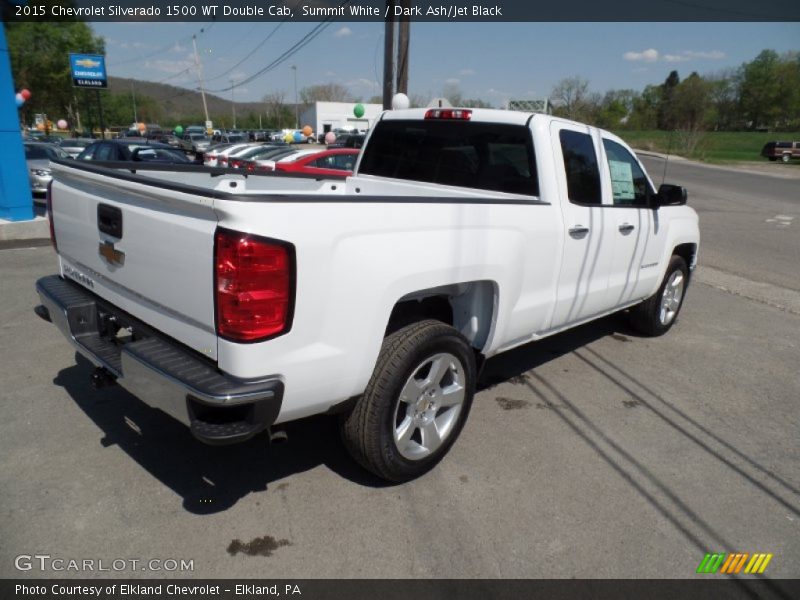Summit White / Dark Ash/Jet Black 2015 Chevrolet Silverado 1500 WT Double Cab