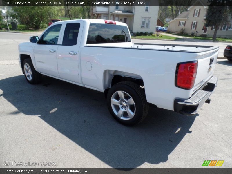 Summit White / Dark Ash/Jet Black 2015 Chevrolet Silverado 1500 WT Double Cab