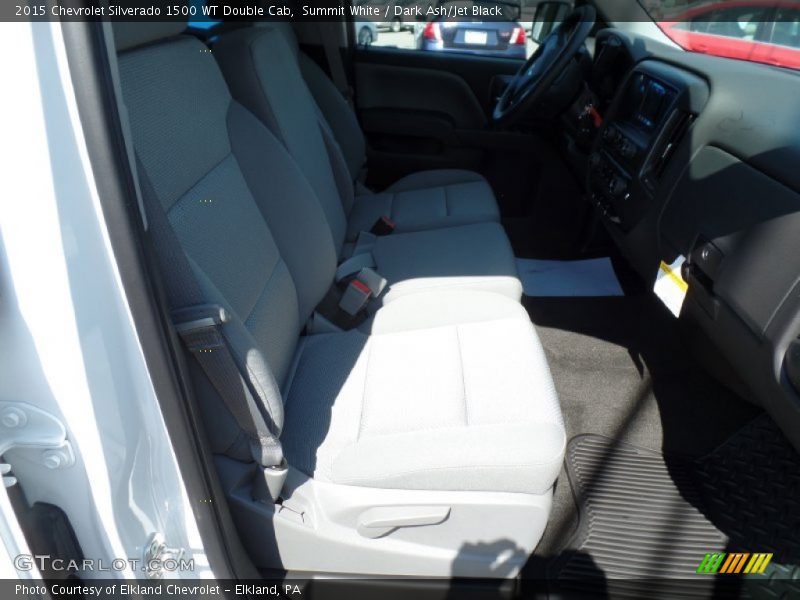 Summit White / Dark Ash/Jet Black 2015 Chevrolet Silverado 1500 WT Double Cab