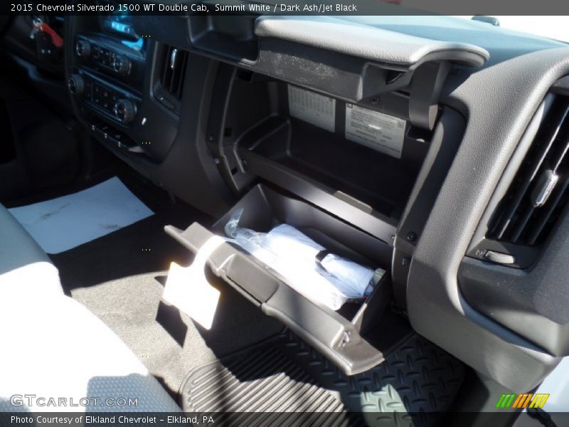 Summit White / Dark Ash/Jet Black 2015 Chevrolet Silverado 1500 WT Double Cab