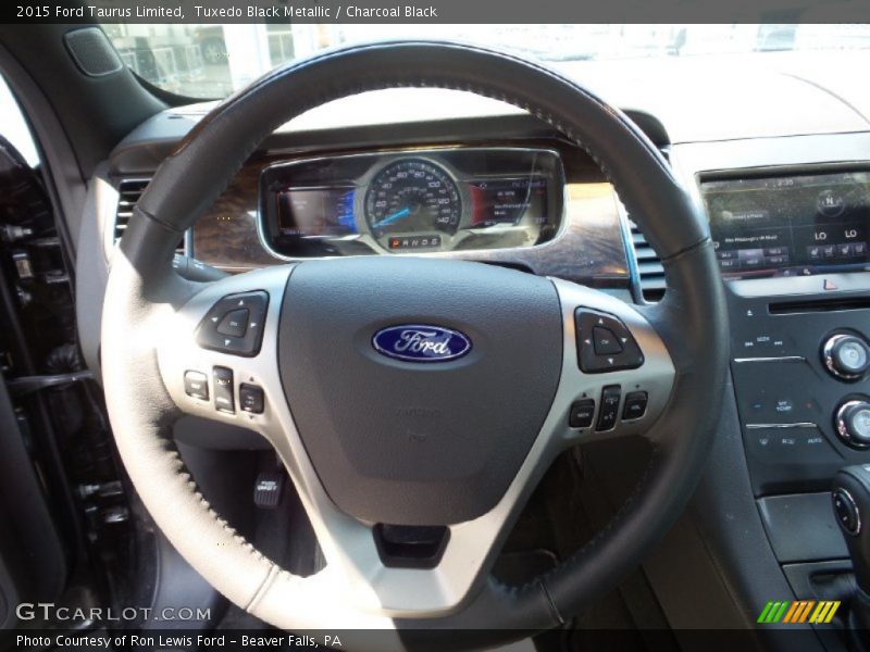 Tuxedo Black Metallic / Charcoal Black 2015 Ford Taurus Limited