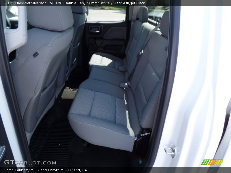 Summit White / Dark Ash/Jet Black 2015 Chevrolet Silverado 1500 WT Double Cab