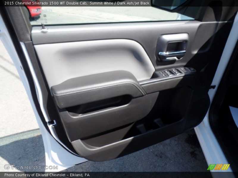 Summit White / Dark Ash/Jet Black 2015 Chevrolet Silverado 1500 WT Double Cab