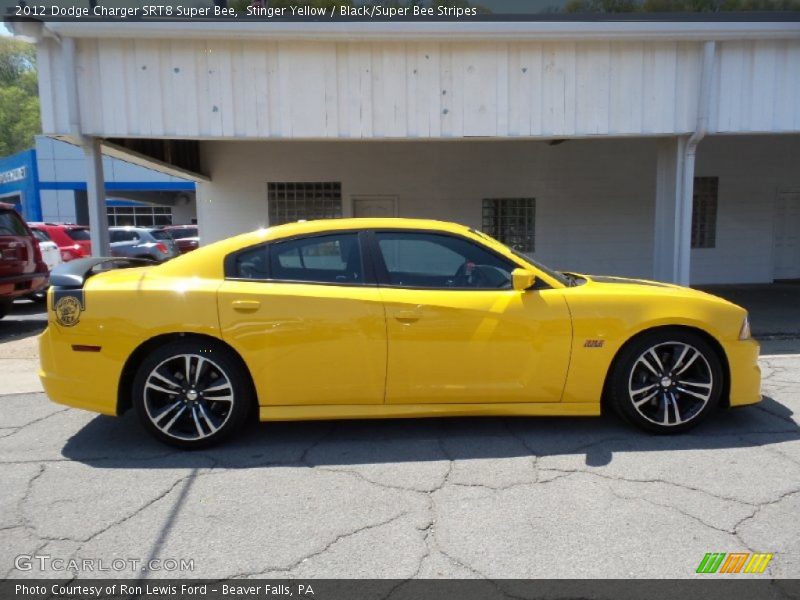 Stinger Yellow / Black/Super Bee Stripes 2012 Dodge Charger SRT8 Super Bee