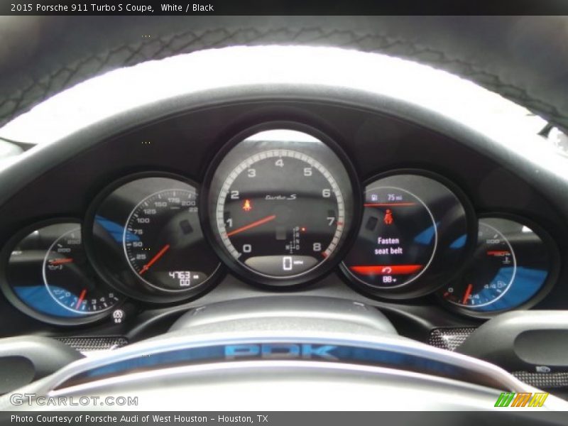  2015 911 Turbo S Coupe Turbo S Coupe Gauges