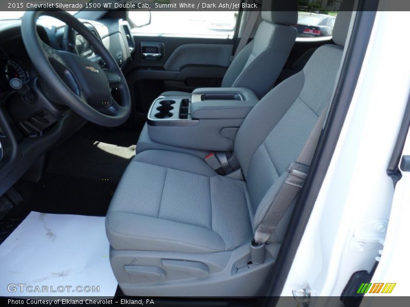 Summit White / Dark Ash/Jet Black 2015 Chevrolet Silverado 1500 WT Double Cab